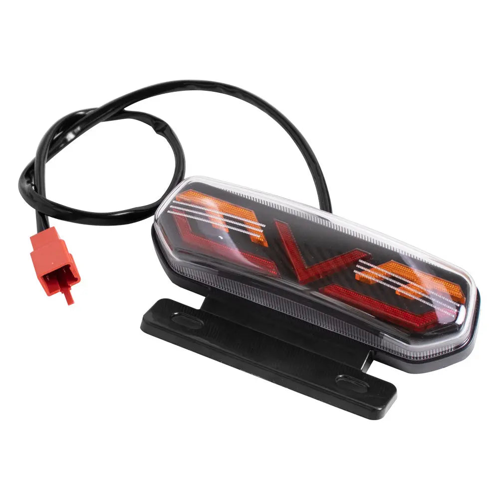 Factory wholesale electric car motorcycle tail light assembly 12V with bracket LED horse racing three-in-one driving tail light GreatEagleInc