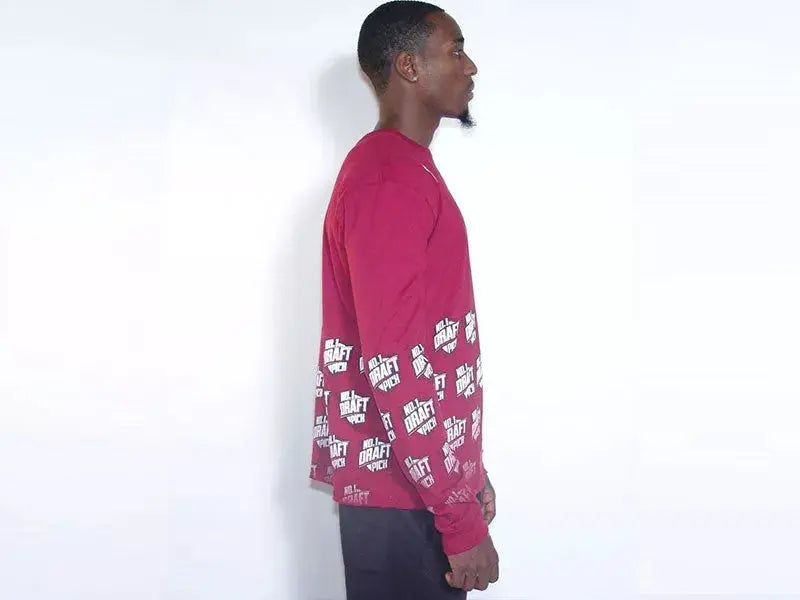 Faded Long Sleeve T-Shirt Number 1 Draft Pick