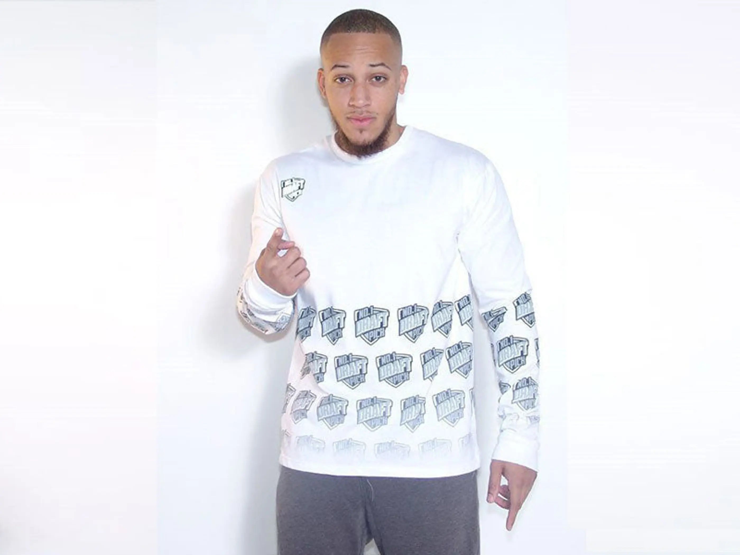 Faded Long Sleeve T-Shirt Number 1 Draft Pick
