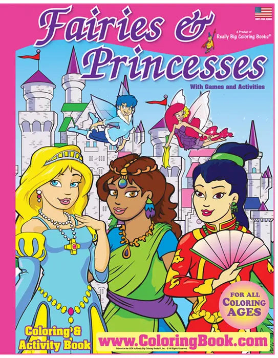 Fairies & Princesses Big Coloring Book Really Big Coloring Books