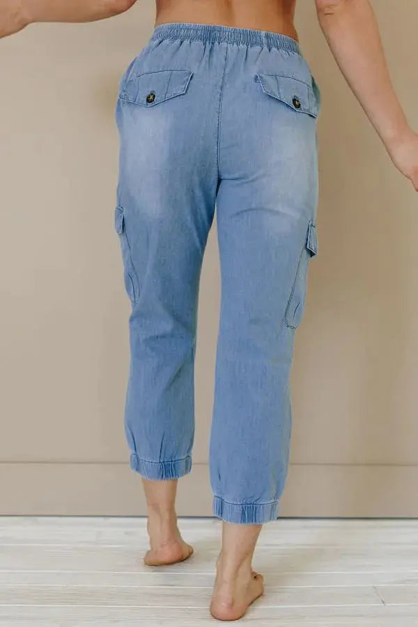 Fairview Drawstring Pocketed Joggers Stay Warm in Style