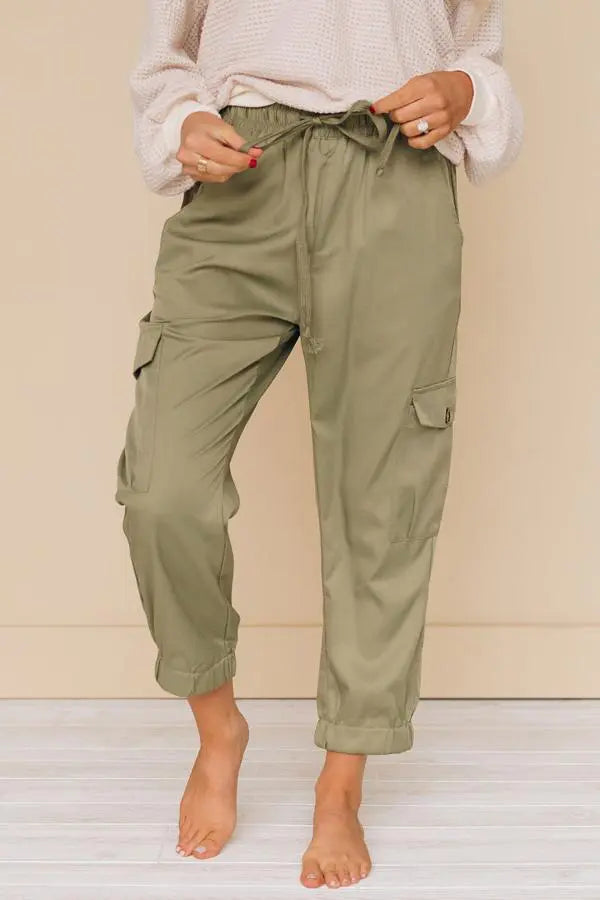 Fairview Drawstring Pocketed Joggers Stay Warm in Style