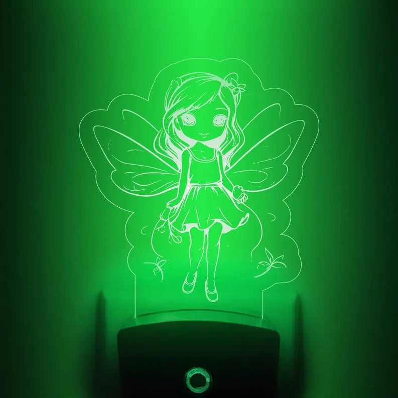 Fairy Nightlight | Cottagecore Whimsical LED Plug In Light The 308 Collective