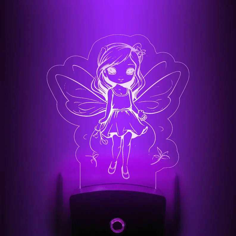 Fairy Nightlight | Cottagecore Whimsical LED Plug In Light The 308 Collective