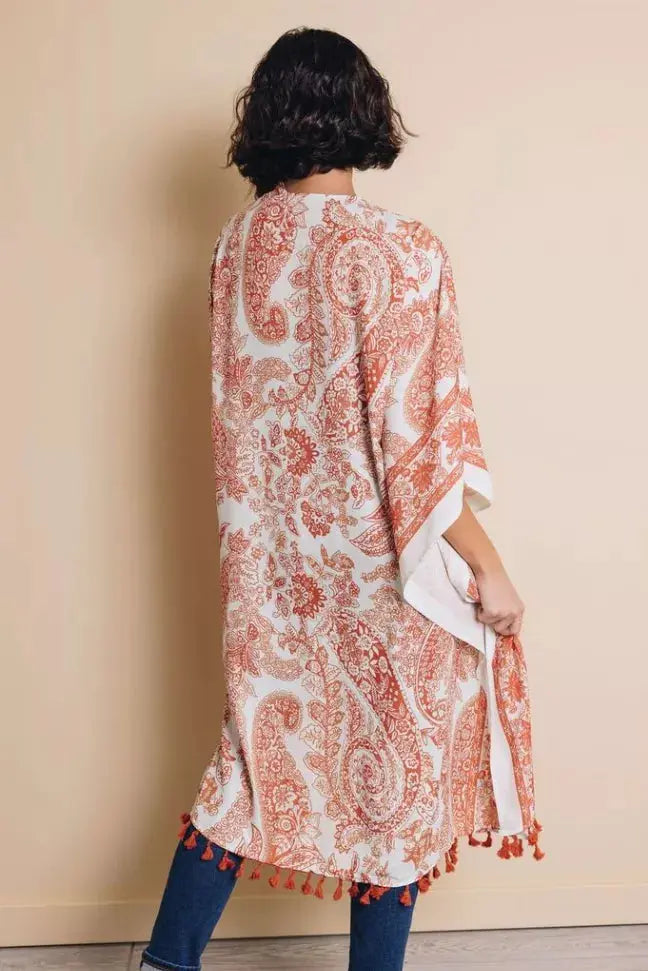 Faith Boho Kimono Stay Warm in Style