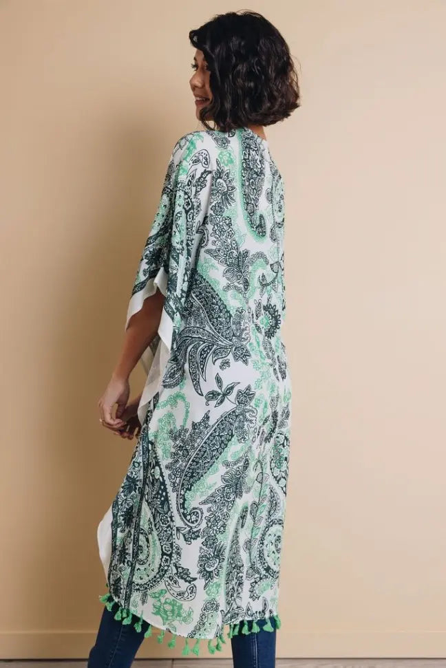 Faith Boho Kimono Stay Warm in Style