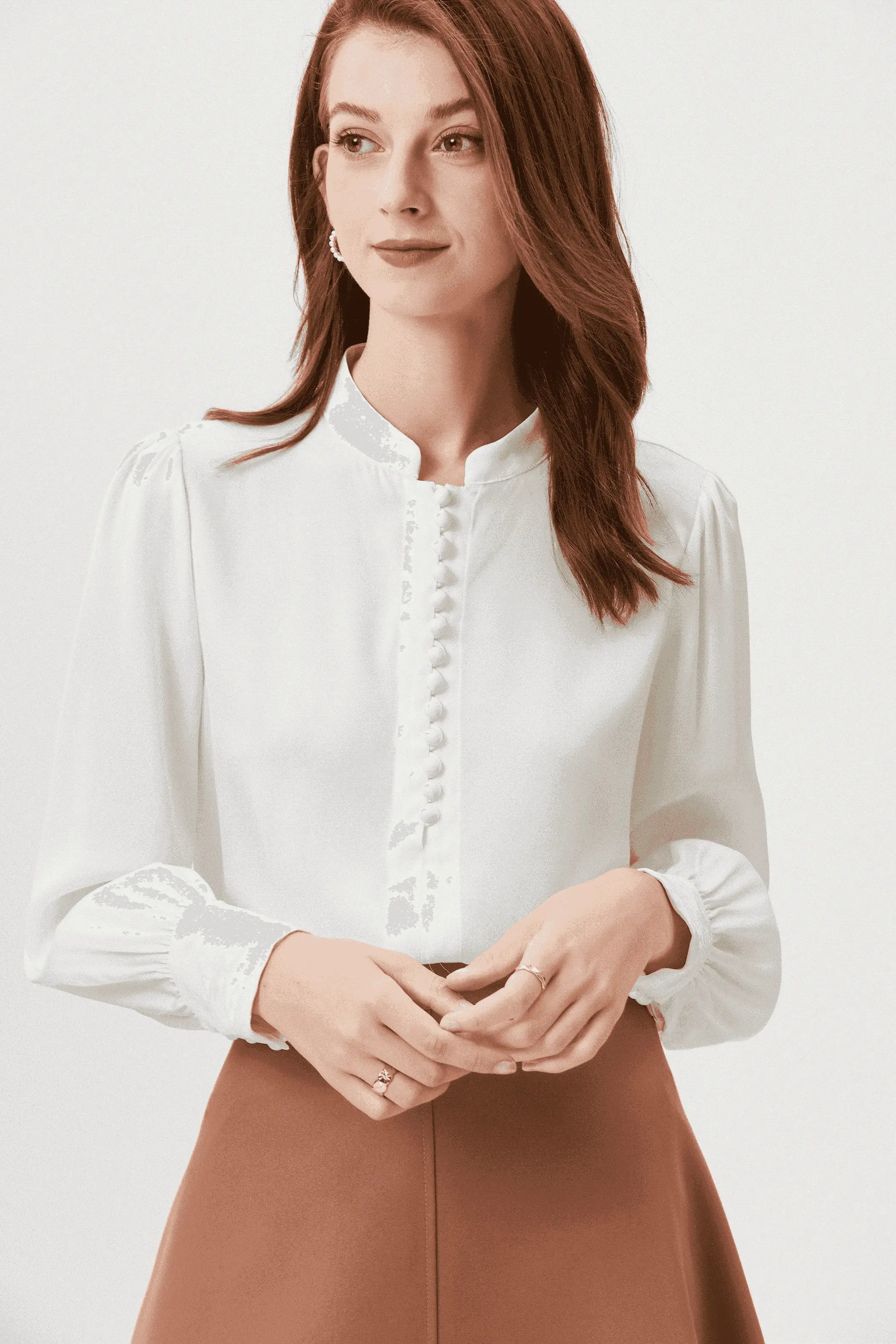 Fangyan | Dolphin Silk Blouse Fangyan