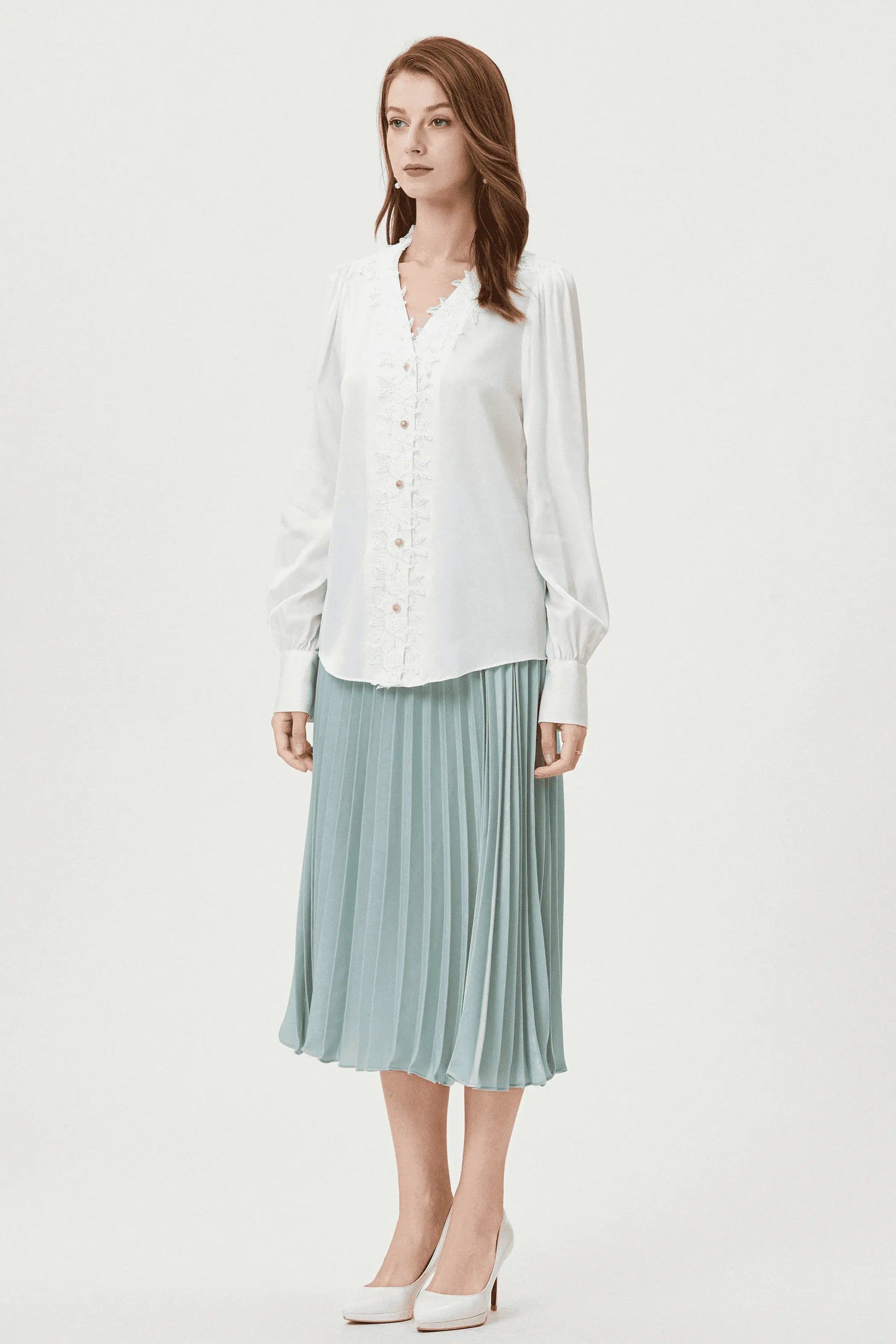 Fangyan | Hibiscus Silk Shirt Fangyan
