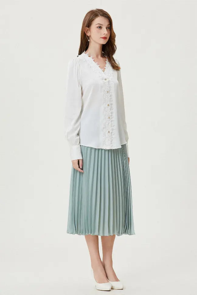 Fangyan | Hibiscus Silk Shirt Fangyan
