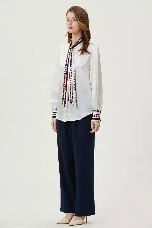 Fangyan | Wolf Silk Blouse Fangyan
