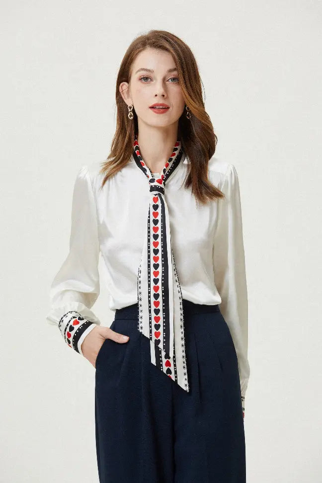 Fangyan | Wolf Silk Blouse Fangyan