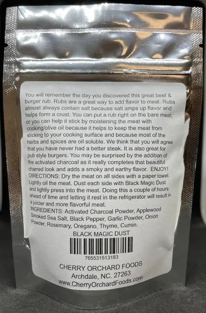 Farm House Black Magic Dust Rub Cherry Orchard Foods