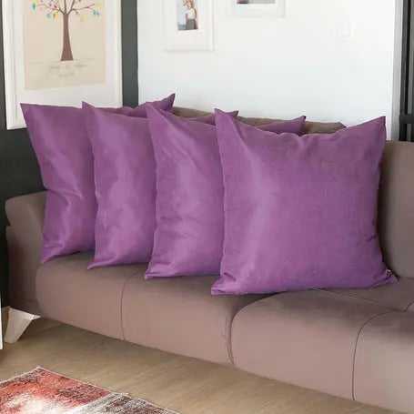 Farmhouse Square and Lumbar Solid Color Throw Pillow Covers Set MIKE & Co. NEW YORK