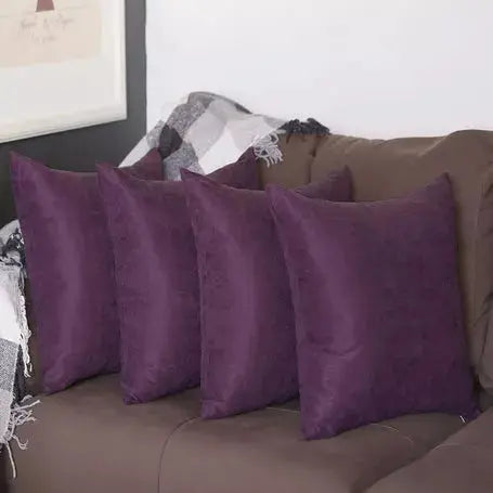 Farmhouse Square and Lumbar Solid Color Throw Pillow Covers Set MIKE & Co. NEW YORK