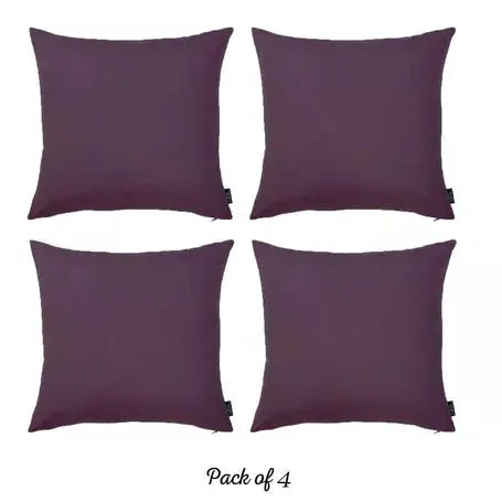 Farmhouse Square and Lumbar Solid Color Throw Pillow Covers Set MIKE & Co. NEW YORK