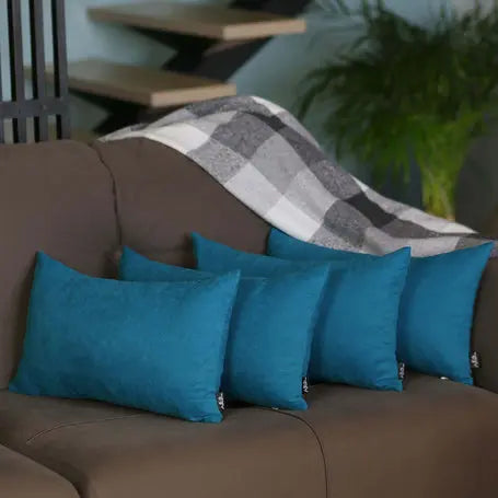 Farmhouse Square and Lumbar Solid Color Throw Pillow Covers Set MIKE & Co. NEW YORK