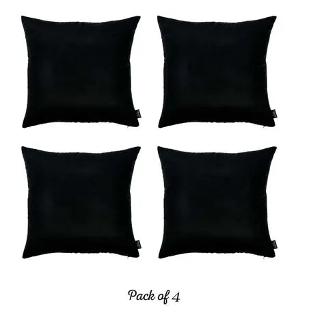 Farmhouse Square and Lumbar Solid Color Throw Pillow Covers Set MIKE & Co. NEW YORK
