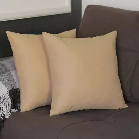 Farmhouse Square and Lumbar Solid Color Throw Pillow Covers Set MIKE & Co. NEW YORK