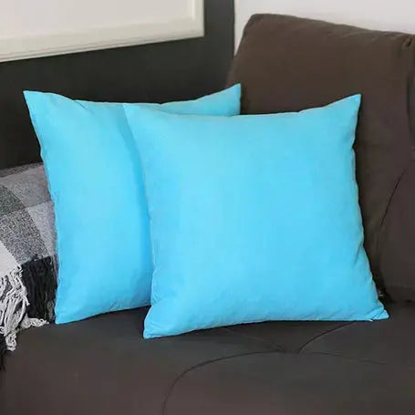 Farmhouse Square and Lumbar Solid Color Throw Pillow Covers Set MIKE & Co. NEW YORK