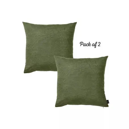 Farmhouse Square and Lumbar Solid Color Throw Pillow Covers Set MIKE & Co. NEW YORK