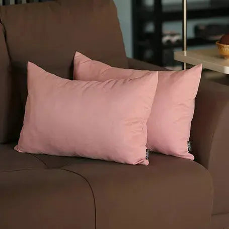 Farmhouse Square and Lumbar Solid Color Throw Pillow Covers Set MIKE & Co. NEW YORK