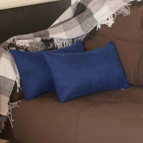 Farmhouse Square and Lumbar Solid Color Throw Pillow Covers Set MIKE & Co. NEW YORK