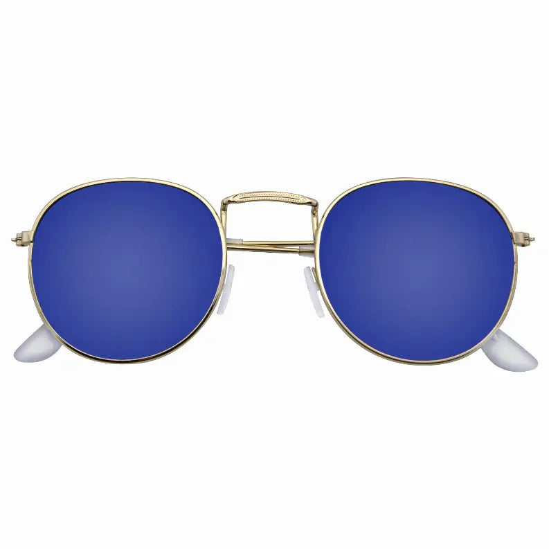 Fashion Round Sunglasses Men Women's Vintage Retro Mirror Glasses Sunglass Memphis
