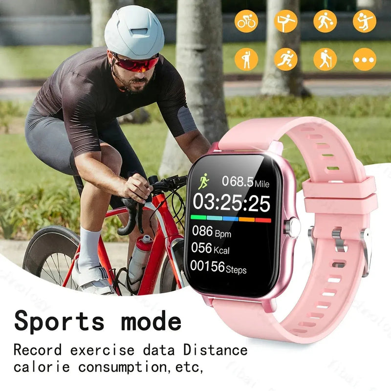 Fashion Smart Watch, Equipped with 1.83-inch HD Display, Wireless Call and Voice Assistant-fitness Tracker, USB Charging. GreatEagleInc