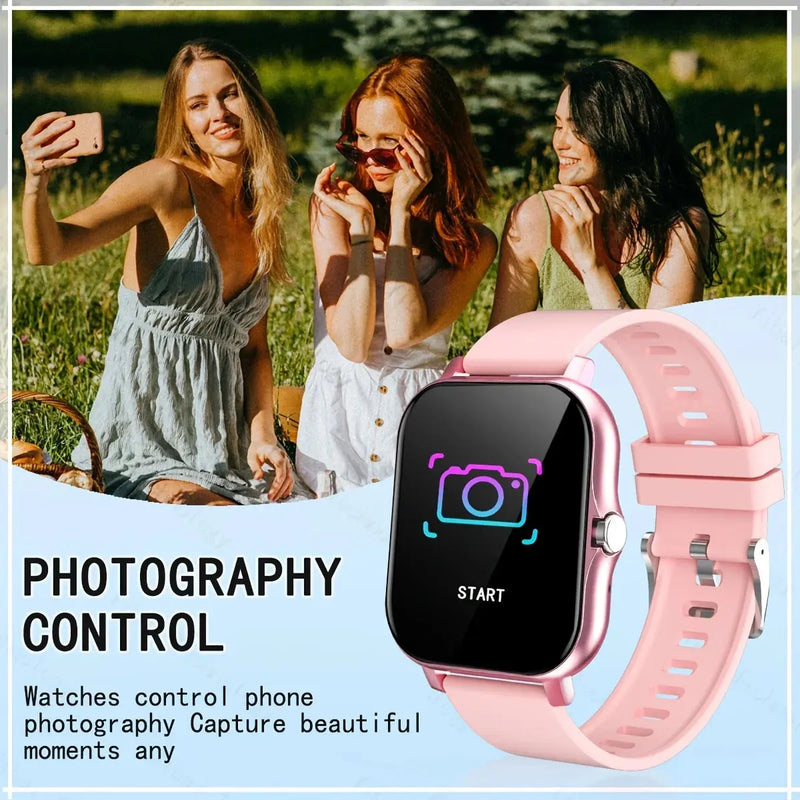 Fashion Smart Watch, Equipped with 1.83-inch HD Display, Wireless Call and Voice Assistant-fitness Tracker, USB Charging. GreatEagleInc