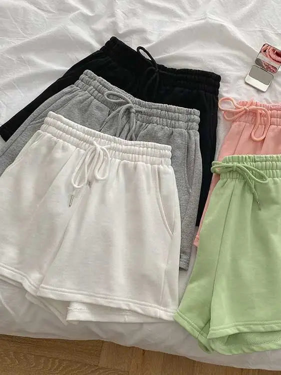 Fat mm large size shorts female summer New loose harbor wind leisure sports a word home wide leg hot pants foreign trade ins GreatEagleInc