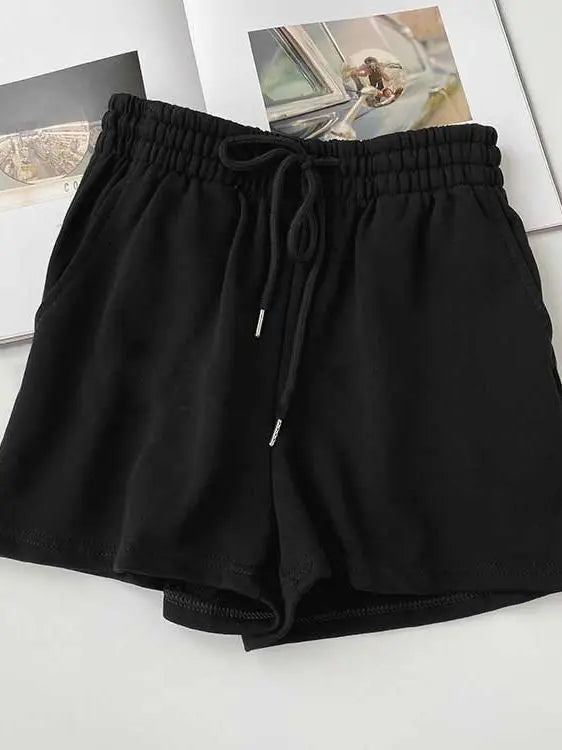 Fat mm large size shorts female summer New loose harbor wind leisure sports a word home wide leg hot pants foreign trade ins GreatEagleInc