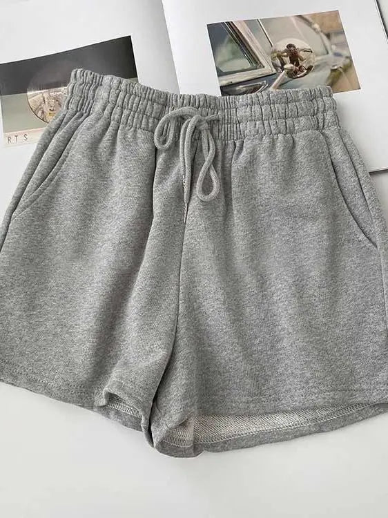 Fat mm large size shorts female summer New loose harbor wind leisure sports a word home wide leg hot pants foreign trade ins GreatEagleInc