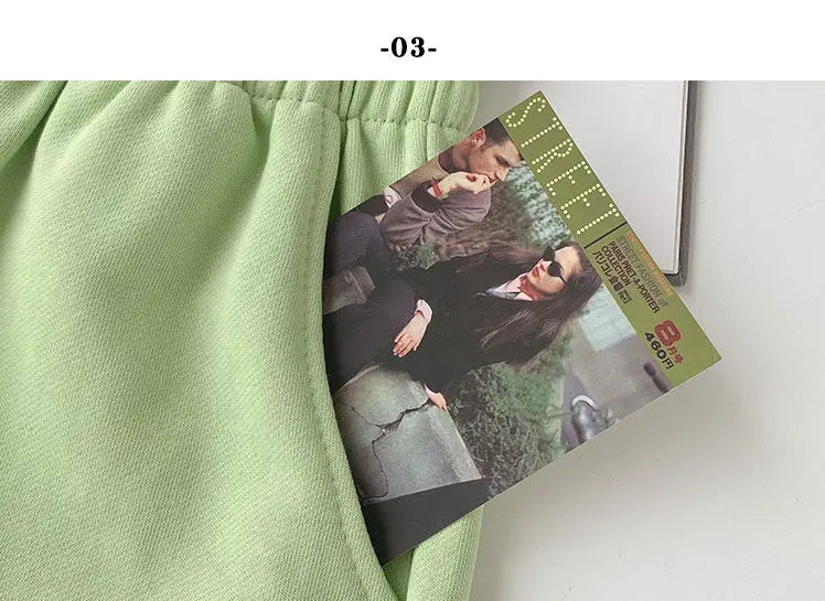 Fat mm large size shorts female summer New loose harbor wind leisure sports a word home wide leg hot pants foreign trade ins GreatEagleInc