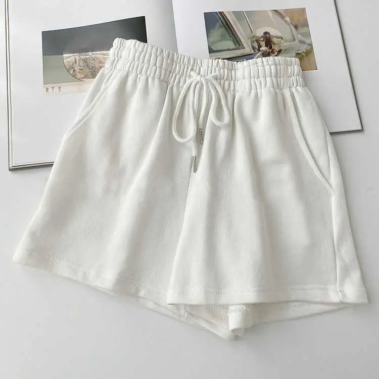Fat mm large size shorts female summer New loose harbor wind leisure sports a word home wide leg hot pants foreign trade ins GreatEagleInc