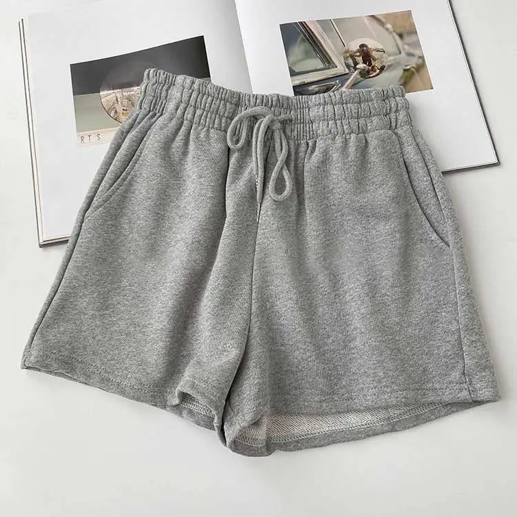 Fat mm large size shorts female summer New loose harbor wind leisure sports a word home wide leg hot pants foreign trade ins GreatEagleInc