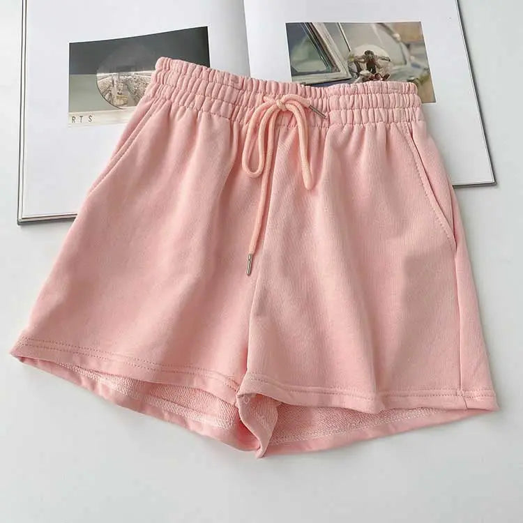 Fat mm large size shorts female summer New loose harbor wind leisure sports a word home wide leg hot pants foreign trade ins GreatEagleInc