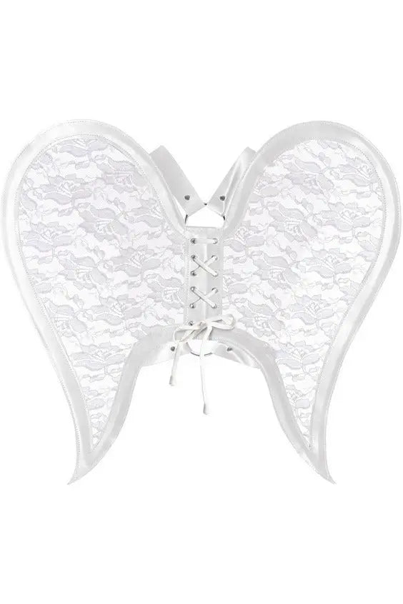 Faux Leather & Lace Angel Wing Body Harness Daisy Corsets