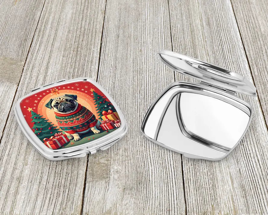 Fawn Pug Compact Mirror Caroline's Treasures