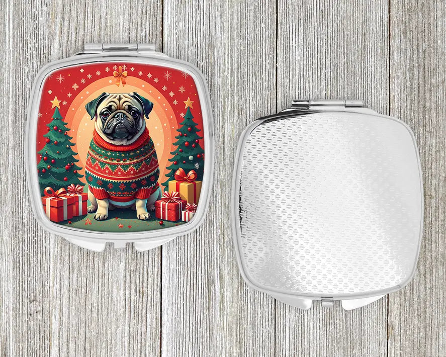 Fawn Pug Compact Mirror Caroline's Treasures