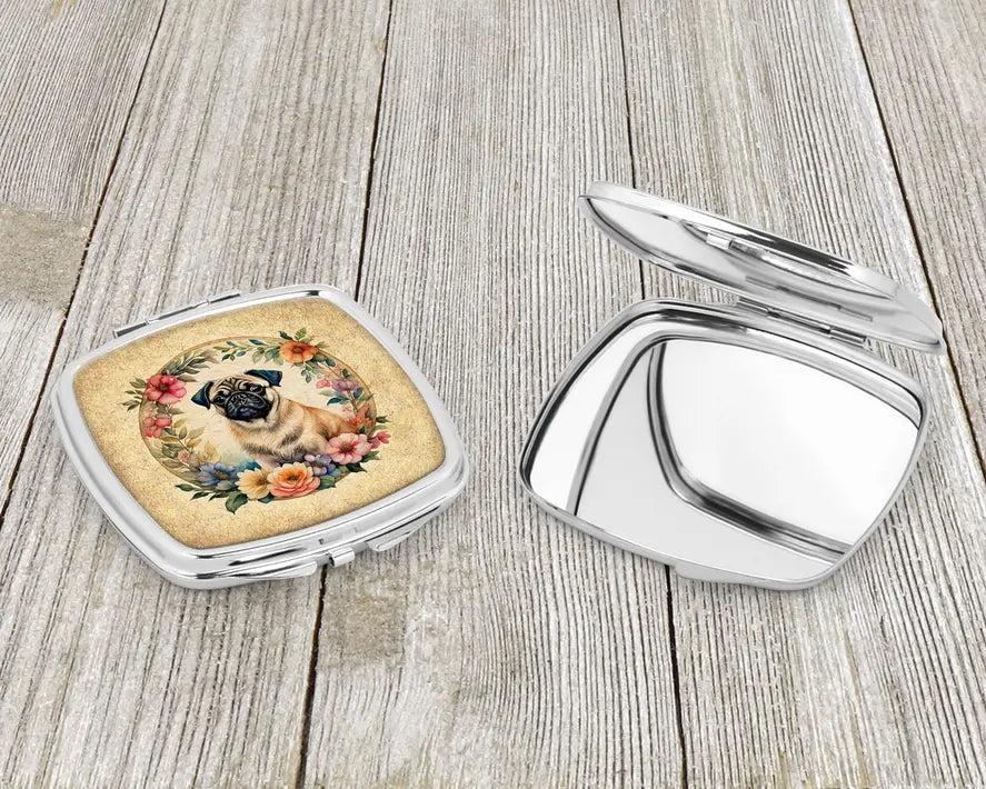 Fawn Pug Compact Mirror Caroline's Treasures