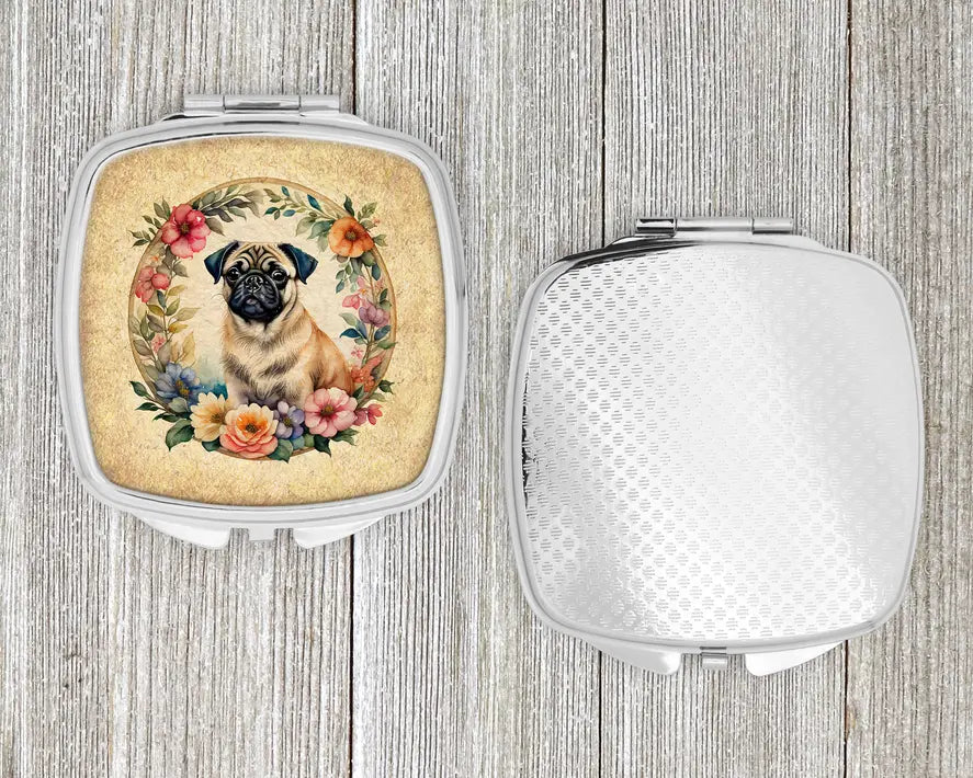 Fawn Pug Compact Mirror Caroline's Treasures