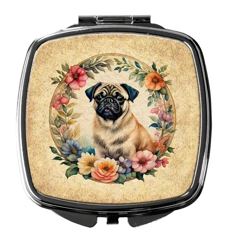 Fawn Pug Compact Mirror Caroline's Treasures