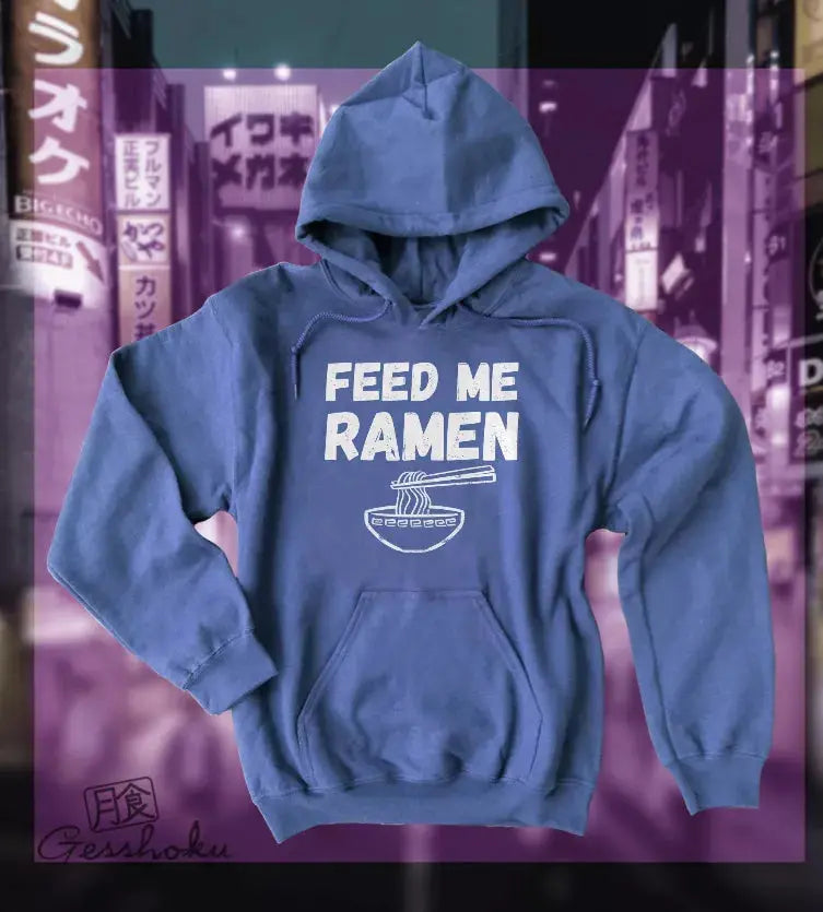 Feed Me Ramen Unisex Fleece Hoodie Gesshoku Designs