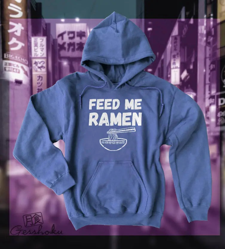Feed Me Ramen Unisex Fleece Hoodie Gesshoku Designs