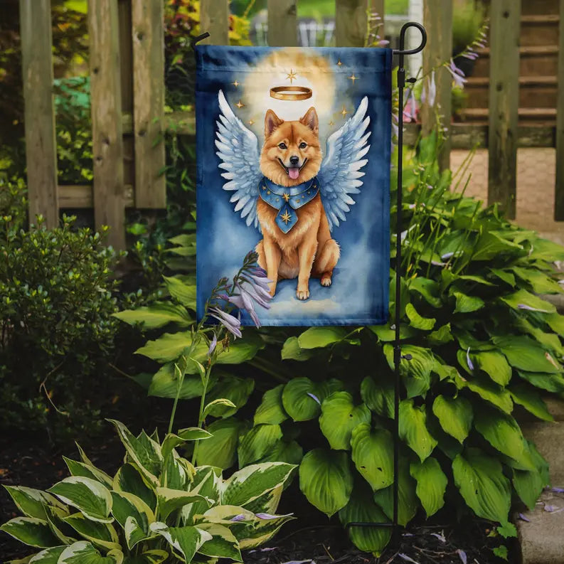 Finnish Spitz My Angel Garden Flag Caroline's Treasures