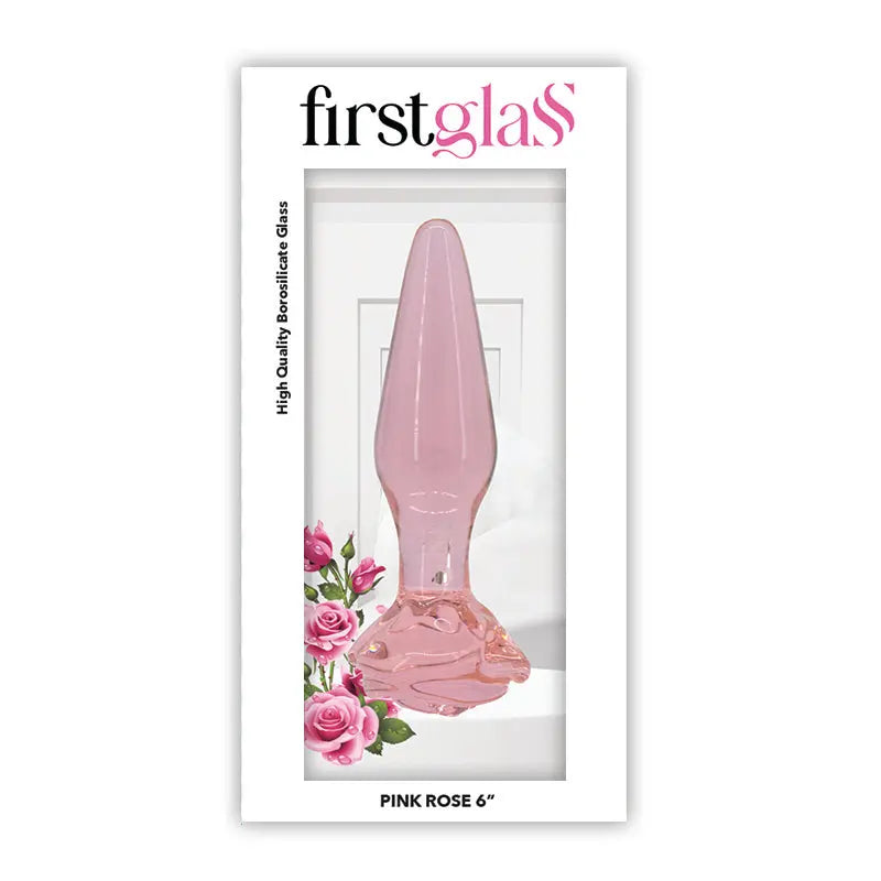 First Glass Rose Butt Plug L Eden Novelties