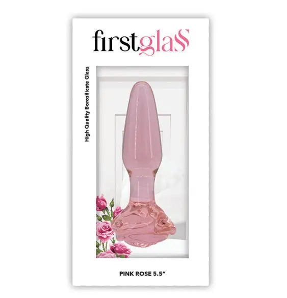 First Glass Rose Butt Plug M Eden Novelties