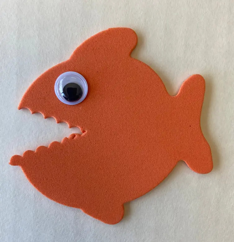 Fish Foam Assorted Color Creative Cut-Outs Creative Shapes