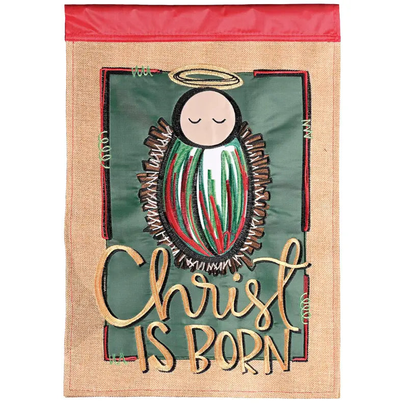 Flag Christ Is Born 13x18 Dicksons Inc