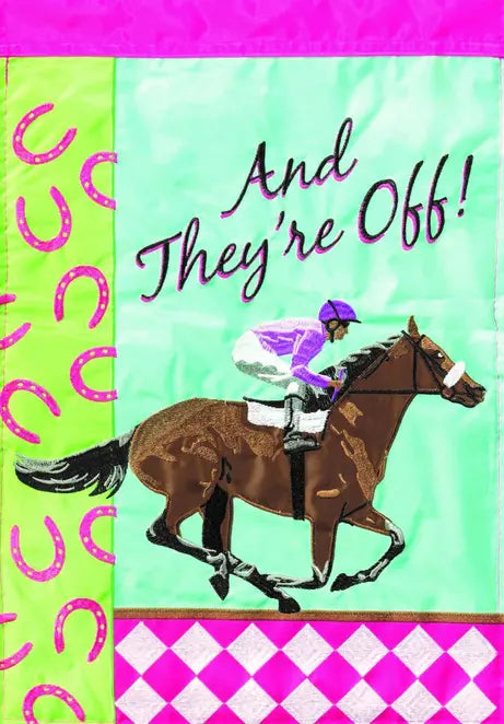 Flag Derby And Theyre Off Dicksons Inc